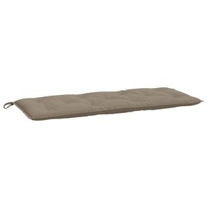 vidaXL Podu&scaron;ka na zahradn&iacute; lavici taupe 120x50x7 cm oxfordsk&aacute; l&aacute;tka