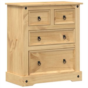 vidaXL Komoda Corona 80 x 43 x 91 cm masivn&iacute; borov&eacute; dřevo