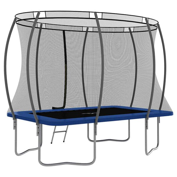 vidaXL Trampol&iacute;na s př&iacute;slu&scaron;enstv&iacute;m obd&eacute;ln&iacute;kov&aacute; 274x183x76 cm 150 kg