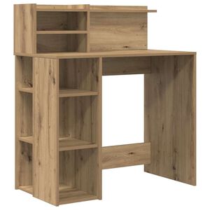 vidaXL Stůl Artisanov&yacute; dub Kompozitn&iacute; dřevo 90 x 48 x 101,5 cm