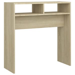 vidaXL Konzolov&yacute; stolek dub sonoma 78 x 30 x 80 cm kompozitn&iacute; dřevo