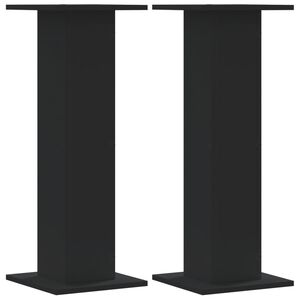 vidaXL Stojany na rostliny 2 ks čern&eacute; 30 x 30 x 80 cm kompozitn&iacute; dřevo