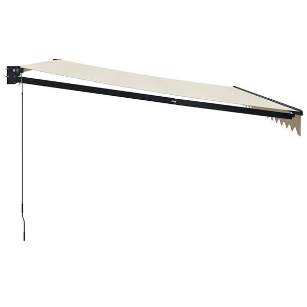 vidaXL Zatahovac&iacute; mark&yacute;za kr&eacute;mov&aacute; 4 x 3 m textil a hlin&iacute;k