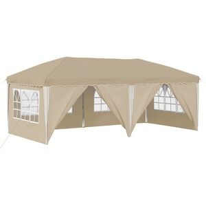 vidaXL P&aacute;rty stan s v&yacute;suvn&yacute;m st&aacute;nkem 575 x 288 x 245 cm Kr&eacute;mov&aacute;