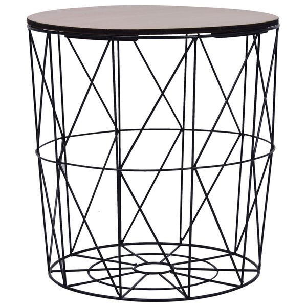 vidaXL Konferenční stolek 3 ks černé