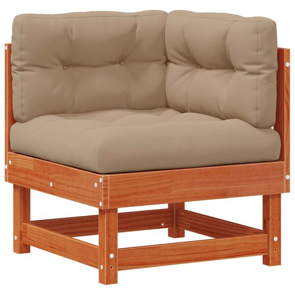 vidaXL Zahradn&iacute; lounge set 15 pcs Voskově Hněd&aacute; Masivn&iacute; borovice