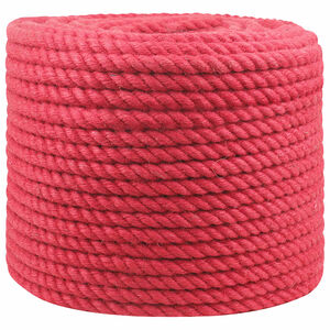 vidaXL Jutov&eacute; lano 14 mm Červen&aacute; 100% jute Tossa