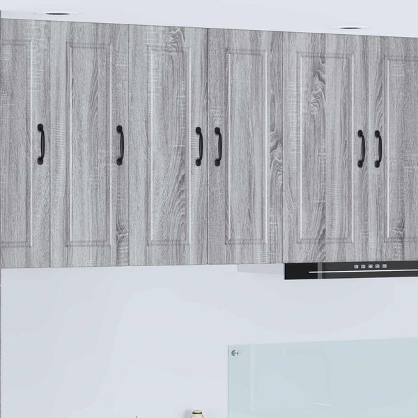 vidaXL Kuchyňsk&aacute; skř&iacute;ň &Scaron;ed&aacute; Sonoma 30 x 31 x 80 cm kompozitn&iacute; dřevo