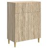 vidaXL Serv&iacute;rovac&iacute; skř&iacute;ň Dub sonoma 66 x 34,5 x 90 cm Kompozitn&iacute; dřevo