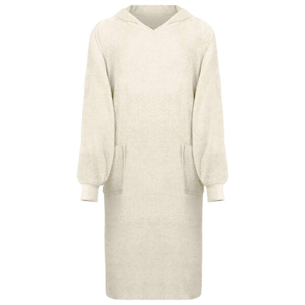 vidaXL Mikina s kapuc&iacute; KINN Kr&eacute;mov&aacute; XL Bavlna