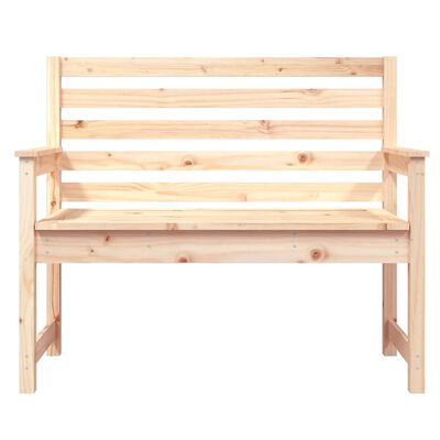 vidaXL Zahradní lavice 109 x 48 x 91,5 cm masivní borové dřevo
