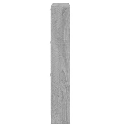 vidaXL Botník šedý sonoma 59x17x108 cm kompozitní dřevo