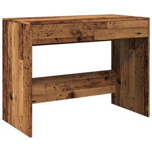 vidaXL Psac&iacute; stůl old wood 101 x 50 x 76,5 cm kompozitn&iacute; dřevo