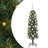 vidaXL Uměl&yacute; v&aacute;nočn&iacute; stromeček Zelen&aacute; 120 cm PVC, ocel a plast