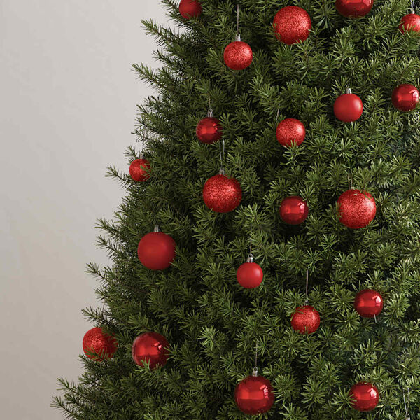 vidaXL Vánoční ozdoby 100 ks vínové 3 / 4 / 6 cm