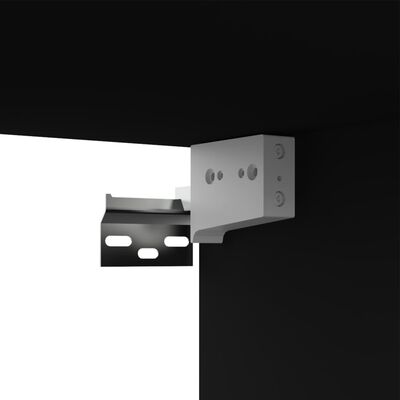 vidaXL TV stolek černý 100 x 30 x 30 cm dřevotříska