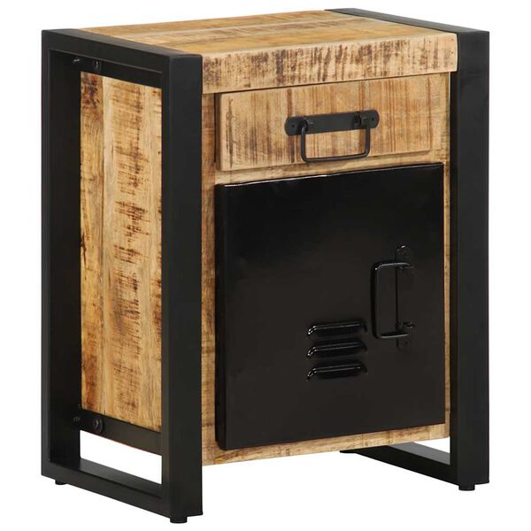 vidaXL Nočn&iacute; stolek 40x30x50 cm hrub&yacute; mangovn&iacute;k