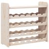 vidaXL Reg&aacute;l na v&iacute;no s horn&iacute; polic&iacute; 67,5x25x60 cm masivn&iacute; borov&eacute; dřevo