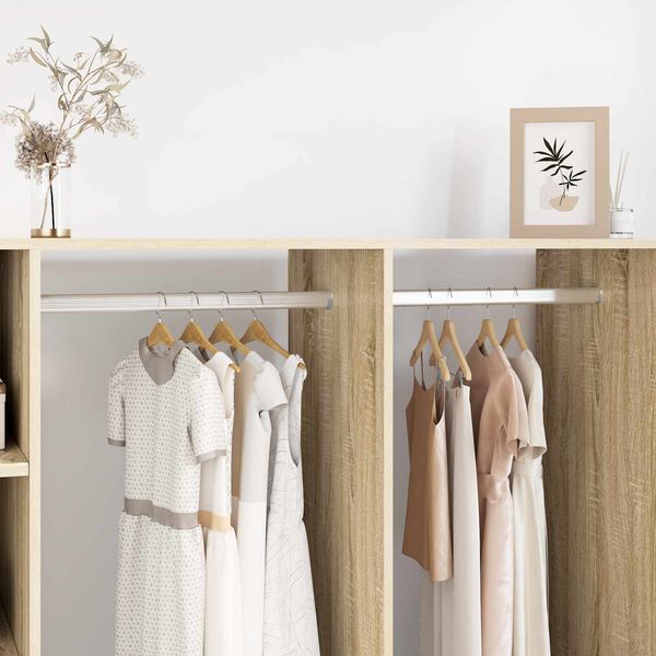 vidaXL Tyč Skř&iacute;ně 2 pcs Stř&iacute;brn&aacute; 764 x 15 x 29 mm Hlin&iacute;kov&aacute; slitina