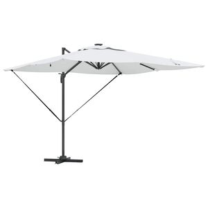 vidaXL Slunečn&iacute;k P&iacute;skov&aacute; 286 x 284 x 270 cm Hlin&iacute;k a polyester