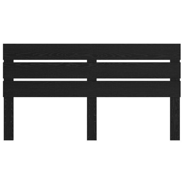 vidaXL Čelo postele Čern&yacute; dub 200 cm kompozitn&iacute; dřevo