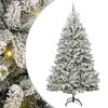 vidaXL Uměl&yacute; v&aacute;nočn&iacute; stromeček 270 cm 300 LED Tepl&aacute; b&iacute;l&aacute; PVC a ocel