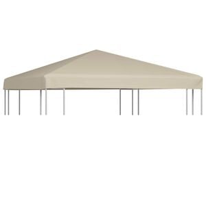 vidaXL N&aacute;hradn&iacute; střecha na alt&aacute;n 310 g/m&sup2; 3x3 m b&eacute;žov&aacute;