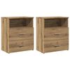 vidaXL Nočn&iacute; stolky 2 ks dub artisan 50 x 32 x 60 cm kompozitn&iacute; dřevo