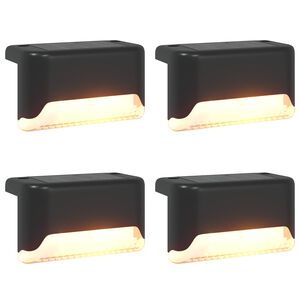 vidaXL Venkovn&iacute; sol&aacute;rn&iacute; světla s zemn&iacute;m hrotem 4 pcs Tepl&aacute; b&iacute;l&aacute; 4,5 cm