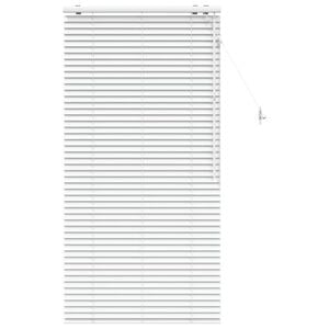 vidaXL Venet &scaron;koln&iacute; žaluzie B&iacute;l&aacute; 75 x 160 cm 35 mm Masivn&iacute; paulovnie