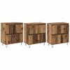 vidaXL Konzole 3 ks Star&eacute; dřevo