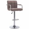 vidaXL Barov&aacute; židle taupe textil