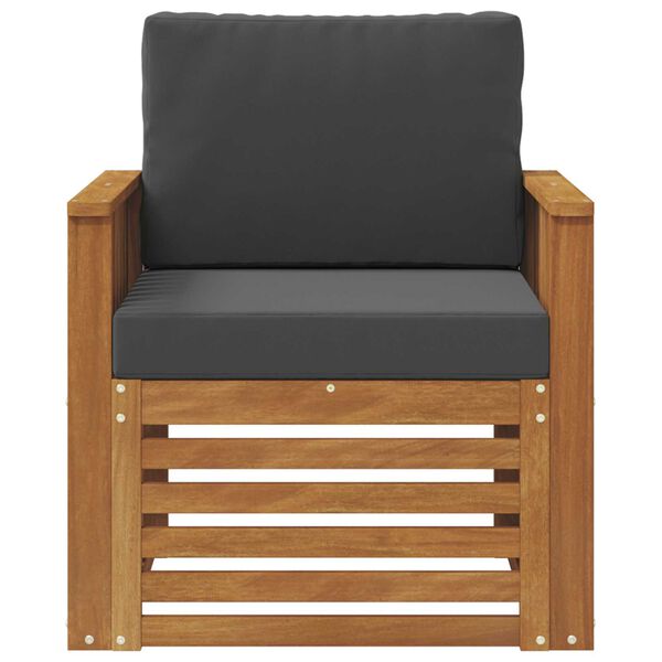 vidaXL Venkovn&iacute; pohovkov&aacute; souprava Př&iacute;rodn&iacute; 71 x 63 x 73 cm