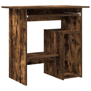vidaXL Psac&iacute; stůl kouřov&yacute; dub 80 x 45 x 74 cm kompozitn&iacute; dřevo