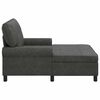 vidaXL Chaise Lounge s pol&scaron;t&aacute;řem Čern&aacute; 91 x 157 x 91 cm Uměl&aacute; kůže
