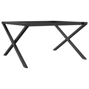 vidaXL Nohy ke konferenčn&iacute;mu stolu X r&aacute;m 80 x 70 x 43 cm ocel