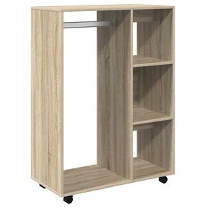 vidaXL &Scaron;atn&iacute; skř&iacute;ň dub sonoma 80 x 40 x 110 cm kompozitn&iacute; dřevo