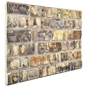 vidaXL N&aacute;stěnn&eacute; panely 10 ks 100 x 50 cm V&iacute;cebarevn&yacute; EPS pěna