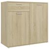 vidaXL Př&iacute;born&iacute;k dub sonoma 80 x 36 x 75 cm kompozitn&iacute; dřevo