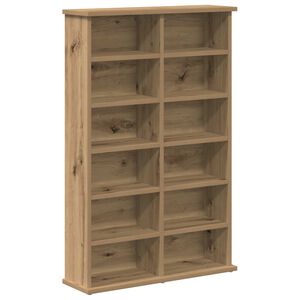vidaXL CD skř&iacute;ň Dub artisan 60 x 17 x 92 cm Kompozitn&iacute; dřevo