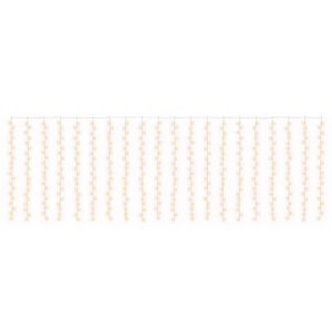 vidaXL Světeln&yacute; z&aacute;věs 400 LED Tepl&aacute; b&iacute;l&aacute; 600 x 200 cm