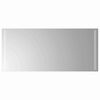 vidaXL LED koupelnov&eacute; zrcadlo Transparentn&iacute; 90 x 40 cm tvrzen&eacute; sklo