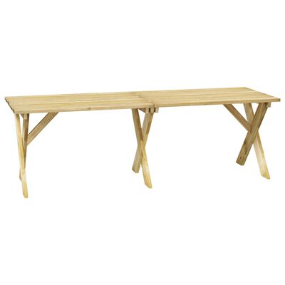 vidaXL Zahradní stůl 220 x 73 x 70 cm impregnované borové dřevo