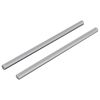 vidaXL &Scaron;roubov&eacute; tyče 2 ks Stř&iacute;brn&aacute; M6 x 120 mm Kov