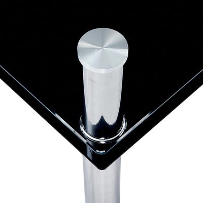 vidaXL Konferenční stolek černý 100 x 60 x 42 cm tvrzené sklo