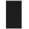 vidaXL Venet &scaron;koln&iacute; žaluzie Čern&yacute; 213 x 110 cm 25 mm PVC