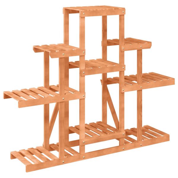 vidaXL Stojan na květiny 110 x 25 x 96 cm masivní jedlové dřevo