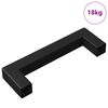 vidaXL N&aacute;bytkov&eacute; madlo 530 ks Čern&yacute; 105 x 12 x 36 mm Železo