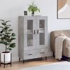 vidaXL Skř&iacute;ň highboard betonově &scaron;ed&aacute; 69,5x31x115 cm kompozitn&iacute; dřevo