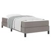 vidaXL Postel s boxspringem Taupe 80 x 200 cm textil